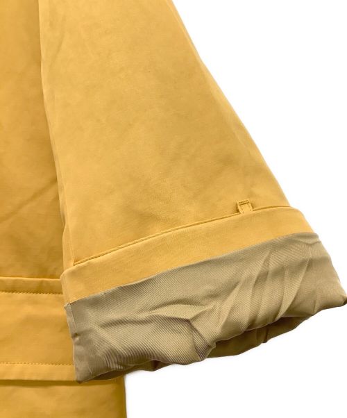 DRAWER（ドゥロワー）DRAWER (ドゥロワー) シングルトレンチコート イエロー サイズ:38の古着・服飾アイテム