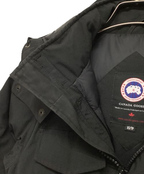 CANADA GOOSE（カナダグース）CANADA GOOSE (カナダグース) ジャスパーパーカー ブラック サイズ:XSの古着・服飾アイテム