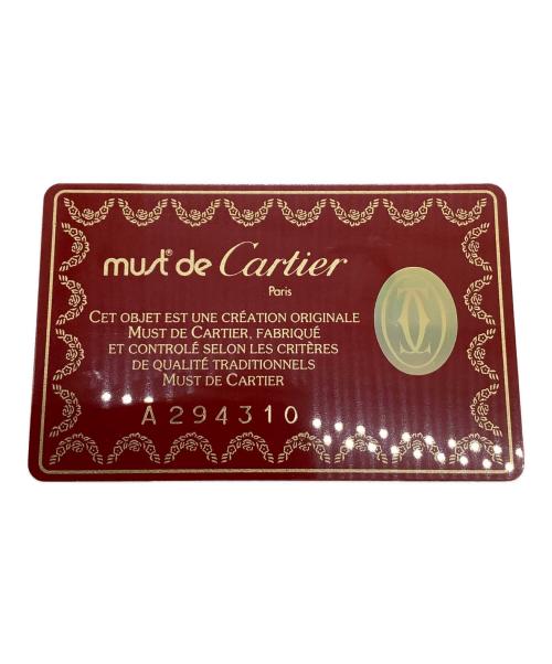 Cartier（カルティエ）Cartier (カルティエ) ハンドバッグ ボルドーの古着・服飾アイテム