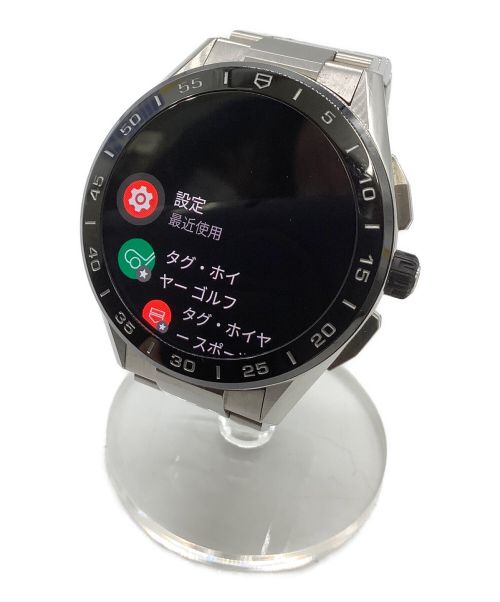 TAG Heuer（タグ・ホイヤー）TAG Heuer (タグホイヤー) スマートウォッチ ブラックの古着・服飾アイテム