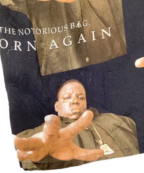 The Notorious B.I.G（ノトーリアス）The Notorious B.I.G (ノトーリアス) WACKO MARIA (ワコマリア) アロハシャツ ブラック×ブラウン サイズ:Mの古着・服飾アイテム