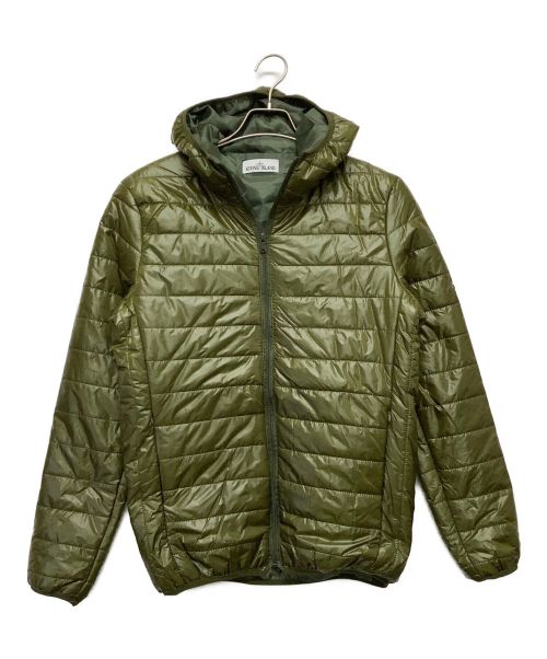 STONE ISLAND（ストーンアイランド）STONE ISLAND (ストーンアイランド) 中綿ジャケット オリーブ サイズ:Lの古着・服飾アイテム