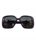 CHANELシャネル）の古着「スクエアシェイプサングラス」｜パープル