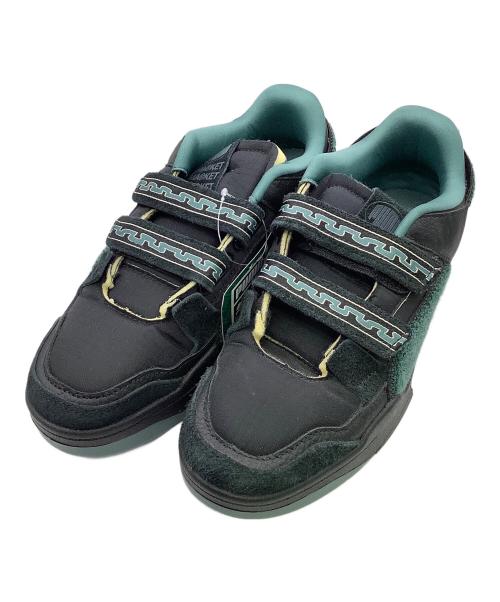 PUMA（プーマ）PUMA (プーマ) ローカットスニーカー グリーン×ブラック サイズ:26.5cmの古着・服飾アイテム