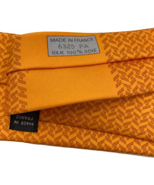 HERMES（エルメス）HERMES (エルメス) ネクタイ オレンジ サイズ:　の古着・服飾アイテム