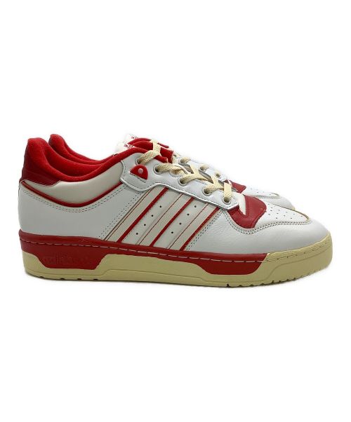 adidas（アディダス）adidas (アディダス) スニーカー ホワイト×レッド サイズ:27.5cmの古着・服飾アイテム