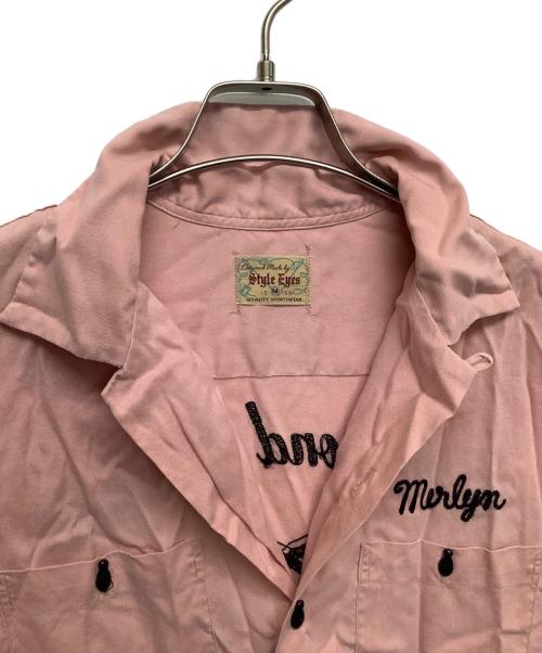 STYLE EYES（スタイルアイズ）STYLE EYES (スタイルアイズ) ボーリングシャツ ピンク サイズ:Mの古着・服飾アイテム