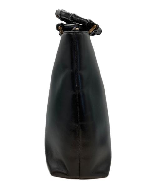 GUCCI（グッチ）GUCCI (グッチ) バンブーハンドルバッグ ブラックの古着・服飾アイテム