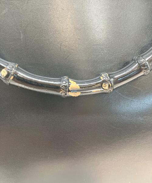 GUCCI（グッチ）GUCCI (グッチ) バンブーハンドルバッグ ブラックの古着・服飾アイテム