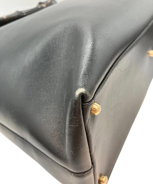 GUCCI（グッチ）GUCCI (グッチ) バンブーハンドルバッグ ブラックの古着・服飾アイテム