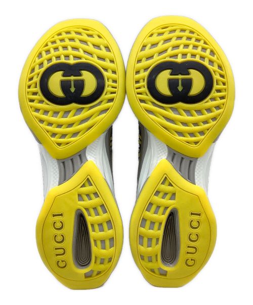 GUCCI（グッチ）GUCCI (グッチ) スニーカー イエロー×ブラック サイズ:GG 9の古着・服飾アイテム