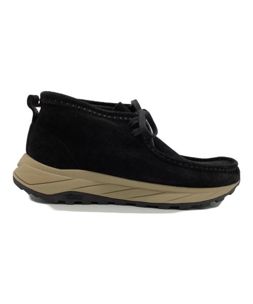 CLARKS（クラークス）CLARKS (クラークス) ブーツ ブラック×ベージュ サイズ:27cmの古着・服飾アイテム