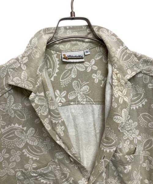 BIOTRIBE（バイオトライプ）BIOTRIBE (バイオトライプ) 半袖シャツ ベージュ サイズ:Sの古着・服飾アイテム