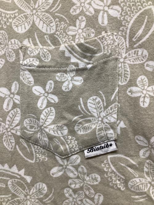 BIOTRIBE（バイオトライプ）BIOTRIBE (バイオトライプ) 半袖シャツ ベージュ サイズ:Sの古着・服飾アイテム