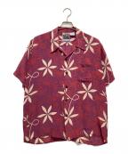 AVANTIアヴァンティ）の古着「シルクアロハシャツ」｜パープル×レッド