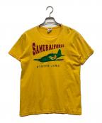 SAMURAI JEANSサムライジーンズ）の古着「半袖カットソー」｜イエロー