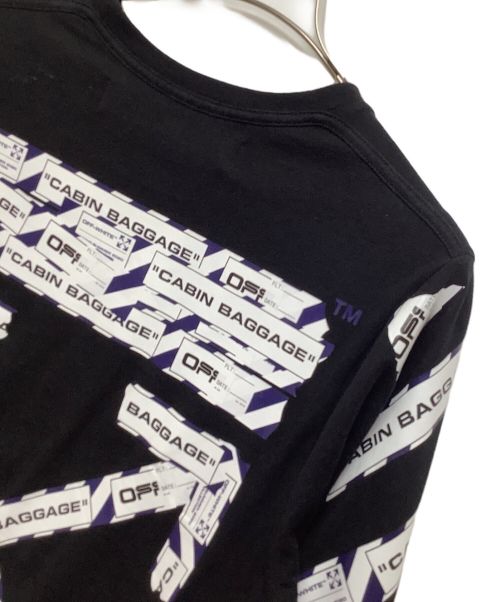 OFFWHITE（オフホワイト）OFFWHITE (オフホワイト) カットソー ブラック サイズ:Sサイズの古着・服飾アイテム