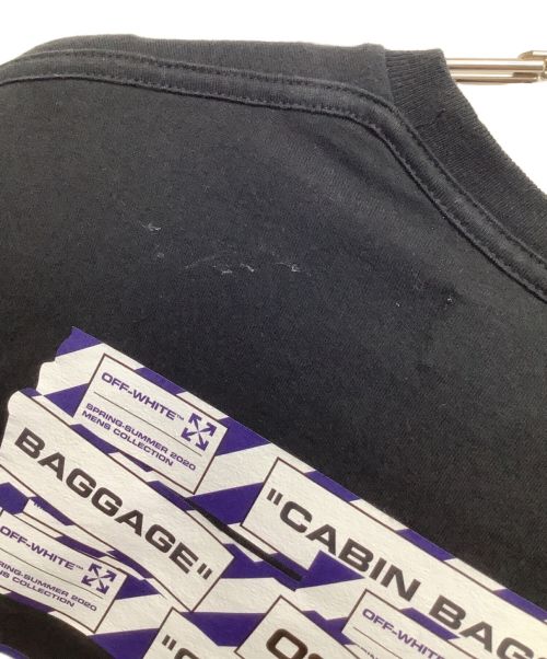 OFFWHITE（オフホワイト）OFFWHITE (オフホワイト) カットソー ブラック サイズ:Sサイズの古着・服飾アイテム