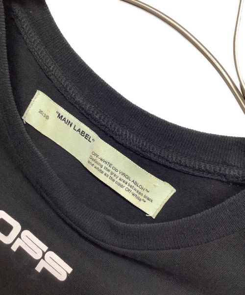OFFWHITE（オフホワイト）OFFWHITE (オフホワイト) カットソー ブラック サイズ:Sサイズの古着・服飾アイテム