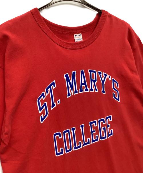 Champion（チャンピオン）Champion (チャンピオン) 半袖カットソー レッド サイズ:XLの古着・服飾アイテム