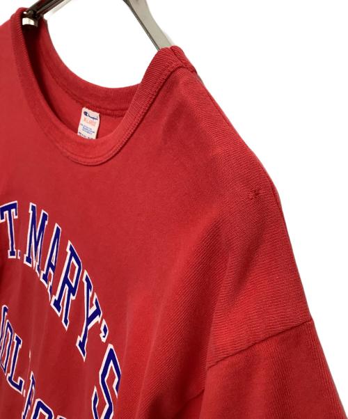 Champion（チャンピオン）Champion (チャンピオン) 半袖カットソー レッド サイズ:XLの古着・服飾アイテム