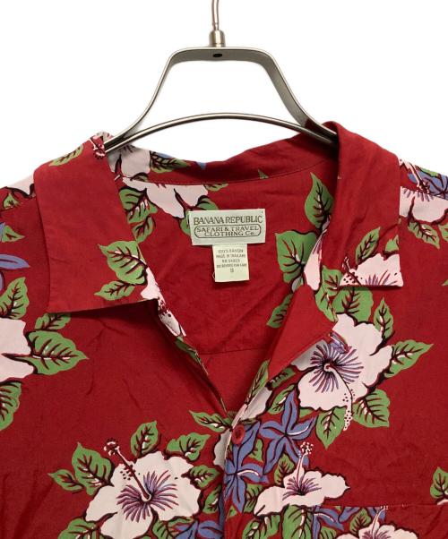 BANANA REPUBLIC（バナナリパブリック）BANANA REPUBLIC (バナナリパブリック) アロハシャツ レッド サイズ:Sの古着・服飾アイテム
