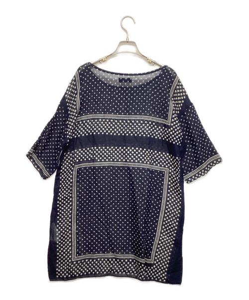 R BY 45rpm（アールバイフォーティファイブアールピーエム）R BY 45rpm (アールバイフォーティファイブアールピーエム) チュニック ネイビー サイズ:Oサイズの古着・服飾アイテム