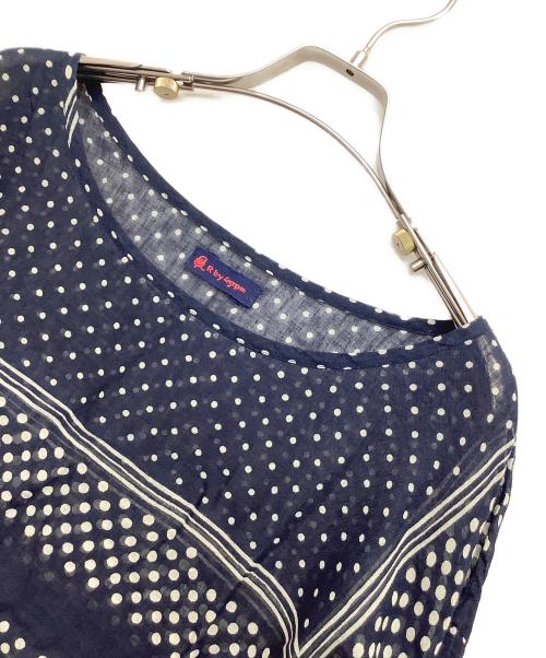 R BY 45rpm（アールバイフォーティファイブアールピーエム）R BY 45rpm (アールバイフォーティファイブアールピーエム) チュニック ネイビー サイズ:Oサイズの古着・服飾アイテム