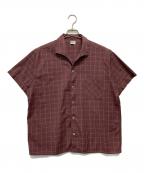 wul ORIGINALウル オリジナル）の古着「チェックシャツ」｜レッド