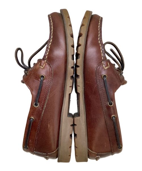 PARABOOT（パラブーツ）PARABOOT (パラブーツ) デッキシューズ ブラウン サイズ:6の古着・服飾アイテム