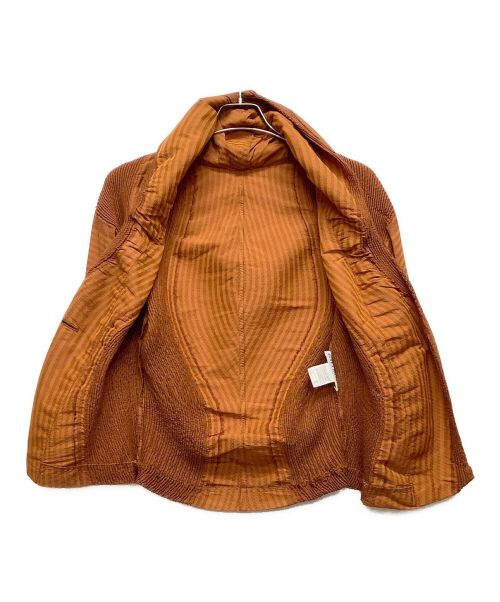 ISSEY MIYAKE（イッセイミヤケ）ISSEY MIYAKE (イッセイミヤケ) 変形スチームジャケット ブラウン サイズ:2の古着・服飾アイテム