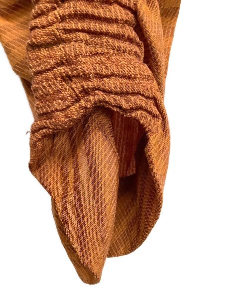 ISSEY MIYAKE（イッセイミヤケ）ISSEY MIYAKE (イッセイミヤケ) 変形スチームジャケット ブラウン サイズ:2の古着・服飾アイテム