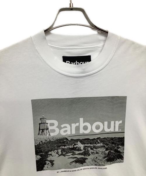 Barbour（バブアー）Barbour (バブアー) 半袖カットソー ホワイト サイズ:36 未使用品の古着・服飾アイテム