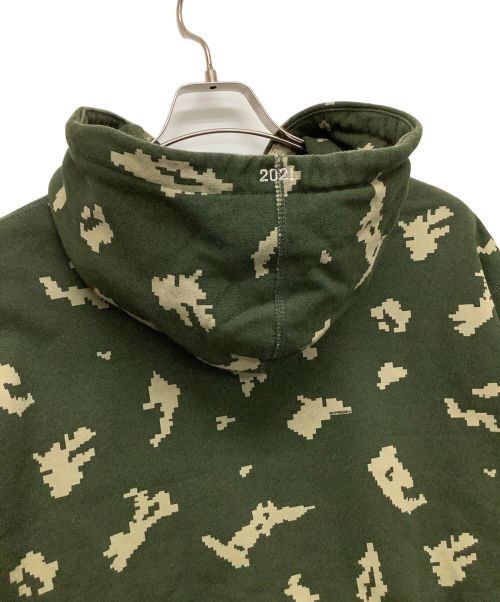 SUPREME（シュプリーム）SUPREME (シュプリーム) パーカー グリーン サイズ:Mの古着・服飾アイテム