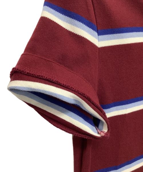 LACOSTE（ラコステ）LACOSTE (ラコステ) 半袖ワンピース レッド サイズ:36の古着・服飾アイテム