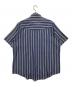 PLAINS (プレーン) ウエスタンストライプシャツ ブルー サイズ:L：3500円
