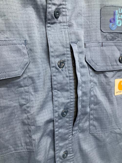 CarHartt（カーハート）CarHartt (カーハート) ワークシャツ ブルー サイズ:Lの古着・服飾アイテム