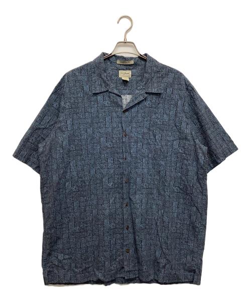 L.L.Bean（エルエルビーン）L.L.Bean (エルエルビーン) オープンカラーシャツ ネイビー サイズ:XLの古着・服飾アイテム