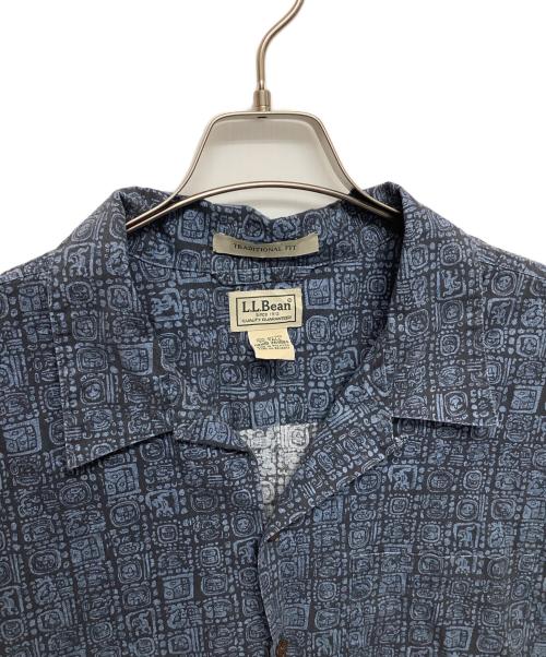 L.L.Bean（エルエルビーン）L.L.Bean (エルエルビーン) オープンカラーシャツ ネイビー サイズ:XLの古着・服飾アイテム
