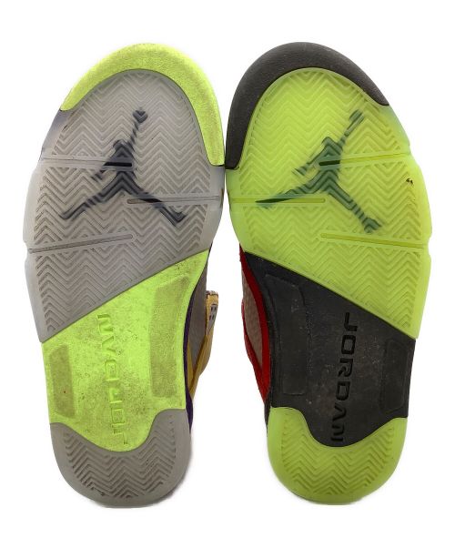 NIKE（ナイキ）NIKE (ナイキ) ハイカットスニーカー レッド×イエロー サイズ:24cmの古着・服飾アイテム