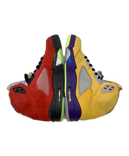 NIKE（ナイキ）NIKE (ナイキ) ハイカットスニーカー レッド×イエロー サイズ:24cmの古着・服飾アイテム