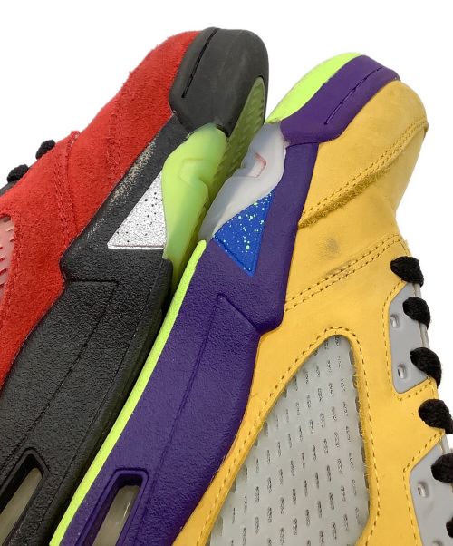 NIKE（ナイキ）NIKE (ナイキ) ハイカットスニーカー レッド×イエロー サイズ:24cmの古着・服飾アイテム