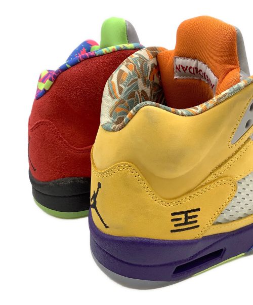 NIKE（ナイキ）NIKE (ナイキ) ハイカットスニーカー レッド×イエロー サイズ:24cmの古着・服飾アイテム