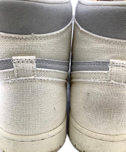 NIKE（ナイキ）NIKE (ナイキ) ハイカットスニーカー ライトグレー サイズ:USA９の古着・服飾アイテム