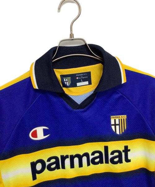 Champion（チャンピオン）Champion (チャンピオン) ゲームシャツ ブルー サイズ:Lの古着・服飾アイテム