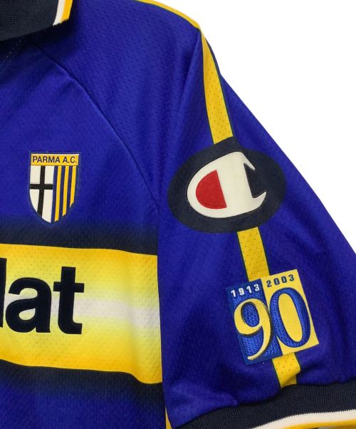 Champion（チャンピオン）Champion (チャンピオン) ゲームシャツ ブルー サイズ:Lの古着・服飾アイテム