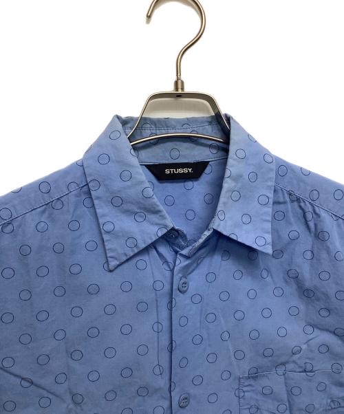 stussy（ステューシー）stussy (ステューシー) シャツ ブルー サイズ:Mの古着・服飾アイテム