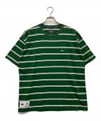 DESCENDANTディセンダント）の古着「ボーダーTシャツ」｜グリーン