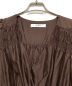 HER LIP TO (ハーリップトゥ) Airy Volume Sleeve Dress ブラウン サイズ:Sサイズ 未使用品：6000円
