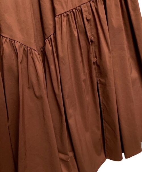 HER LIP TO（ハーリップトゥ）HER LIP TO (ハーリップトゥ) スカート ブラウン サイズ:Sの古着・服飾アイテム